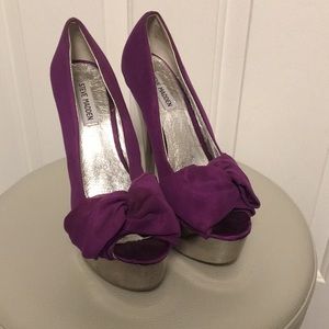 Purple Steve Madden pumps